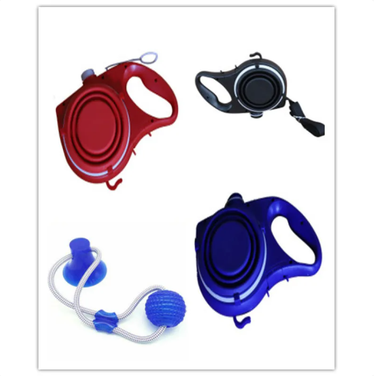 Pet Supplies With Water Bottle, Cup, Pet Rope