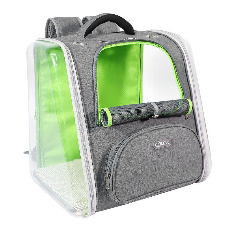 Large Capacity Transparent PET Pet Backpack