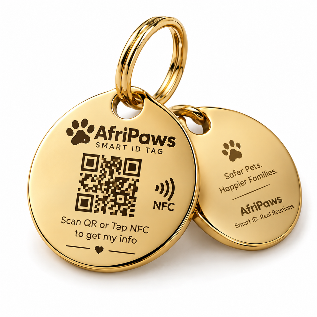 The Complete AfriPaws Luxury Pet Collection | Tag, Bowl & Walk Set
